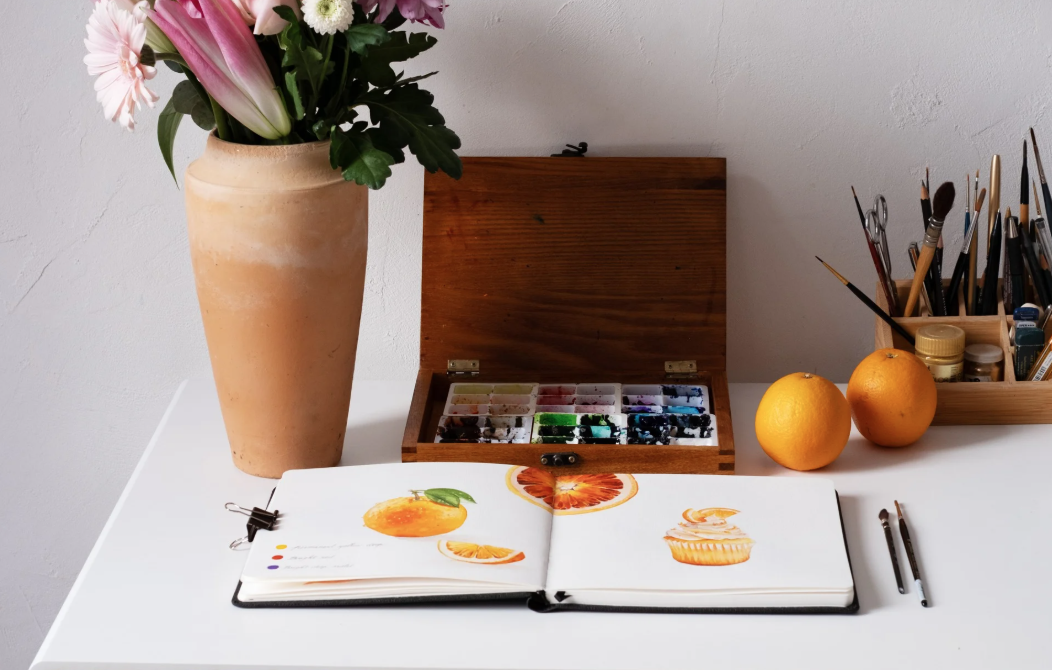 Watercolour studio
