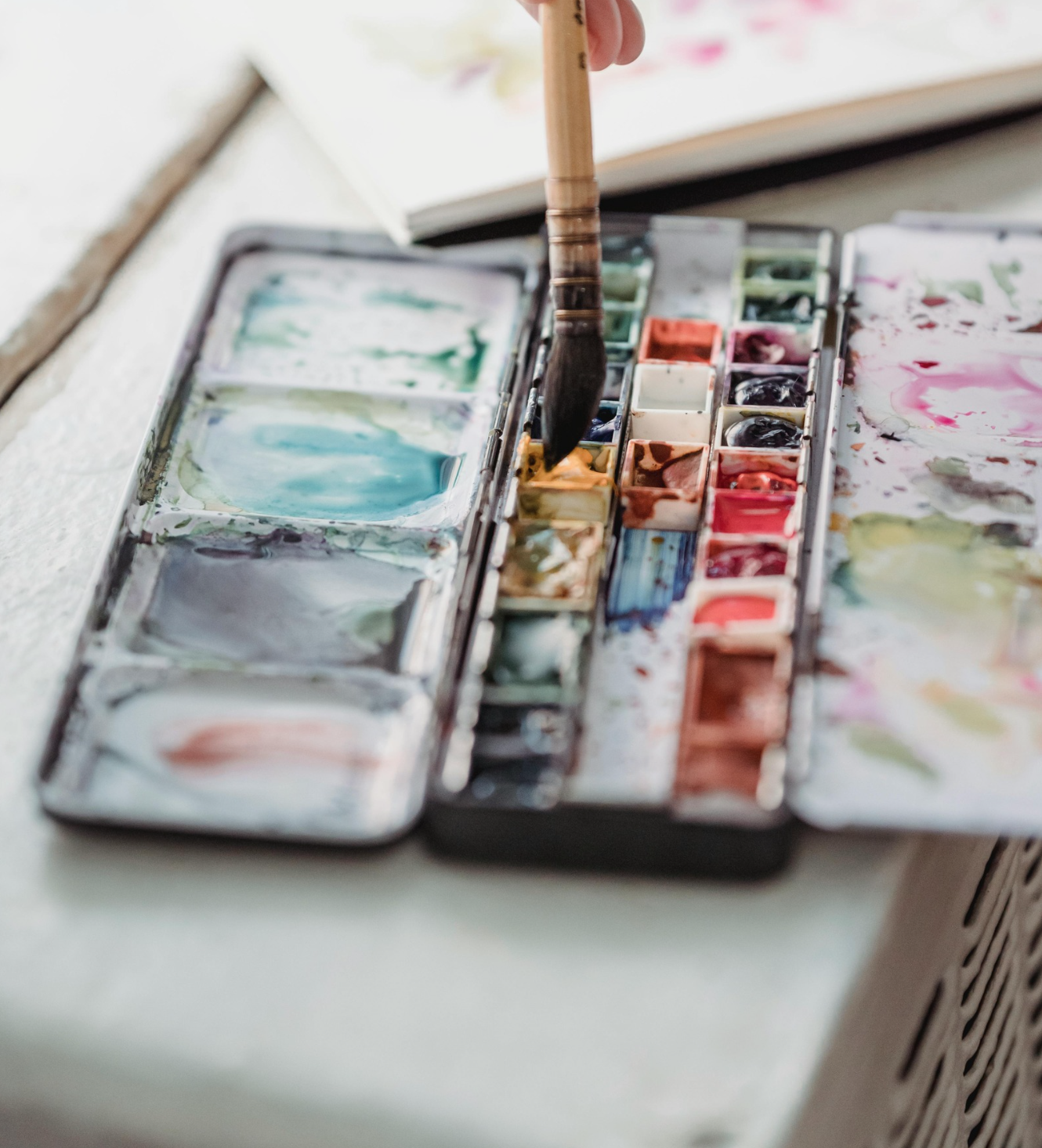 Watercolourist in Marseille