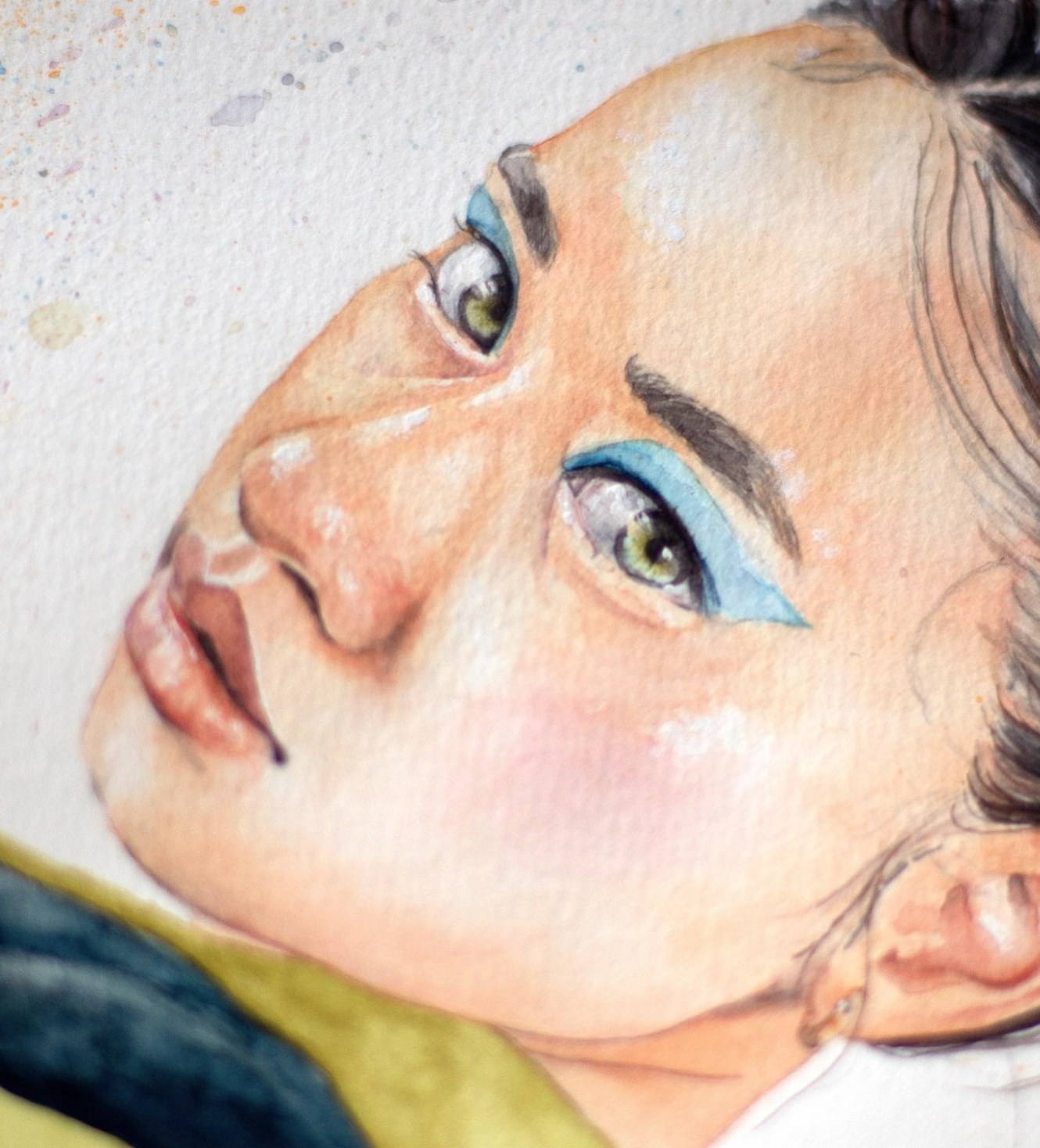 Watercolour portrait